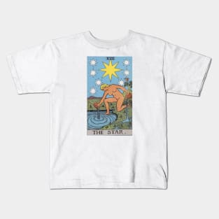 Tarot Deck - Major Arcana - XVII - The Star Kids T-Shirt